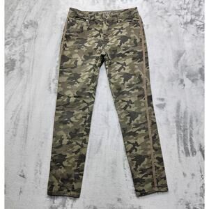 Matilda‎ Jane Good Hart Pants Womens 10 Green Camo Denham Skinny Ankle Stretch